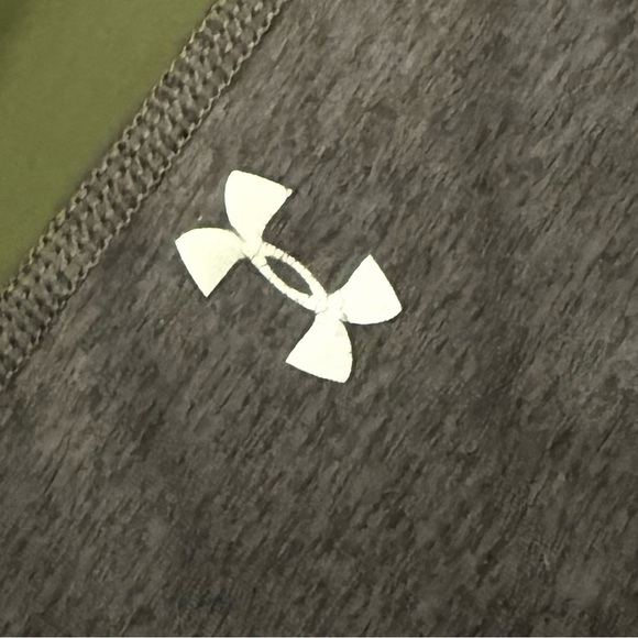 Under Armour Charcoal and Orange Capri Leggings - Picture 4 of 5